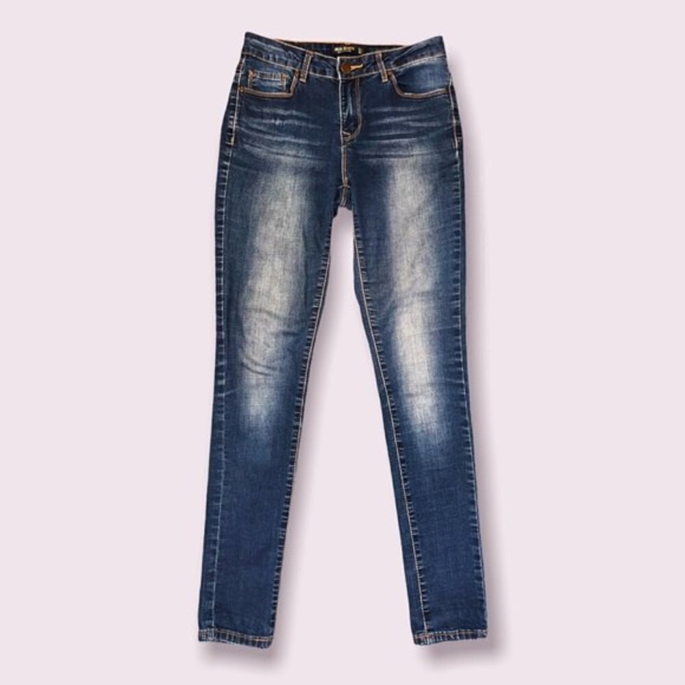 IRIS JEANS Modern Vintage Skinny Jeans Medium Wash Blue Denim Womens Size 28 - Picture 1 of 10